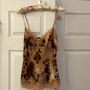 Animal print camisole-EUC